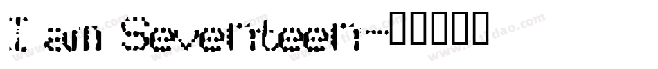 I am Seventeen字体转换